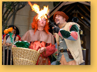 spectacle medieval elfe et feu